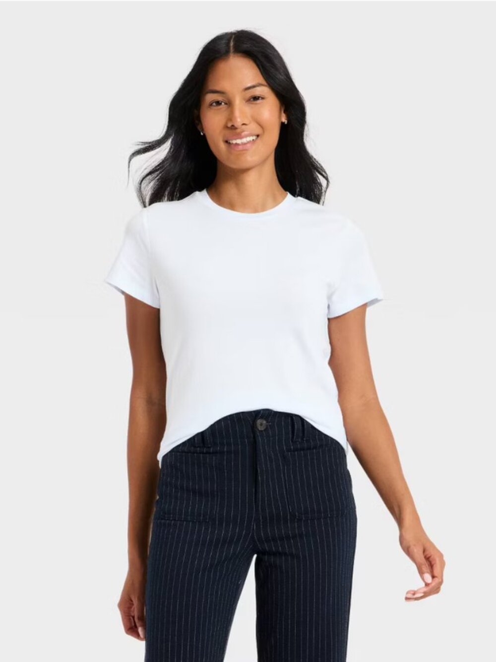 Women's Short Sleeve Perfect T-Shirt - A New Day White M